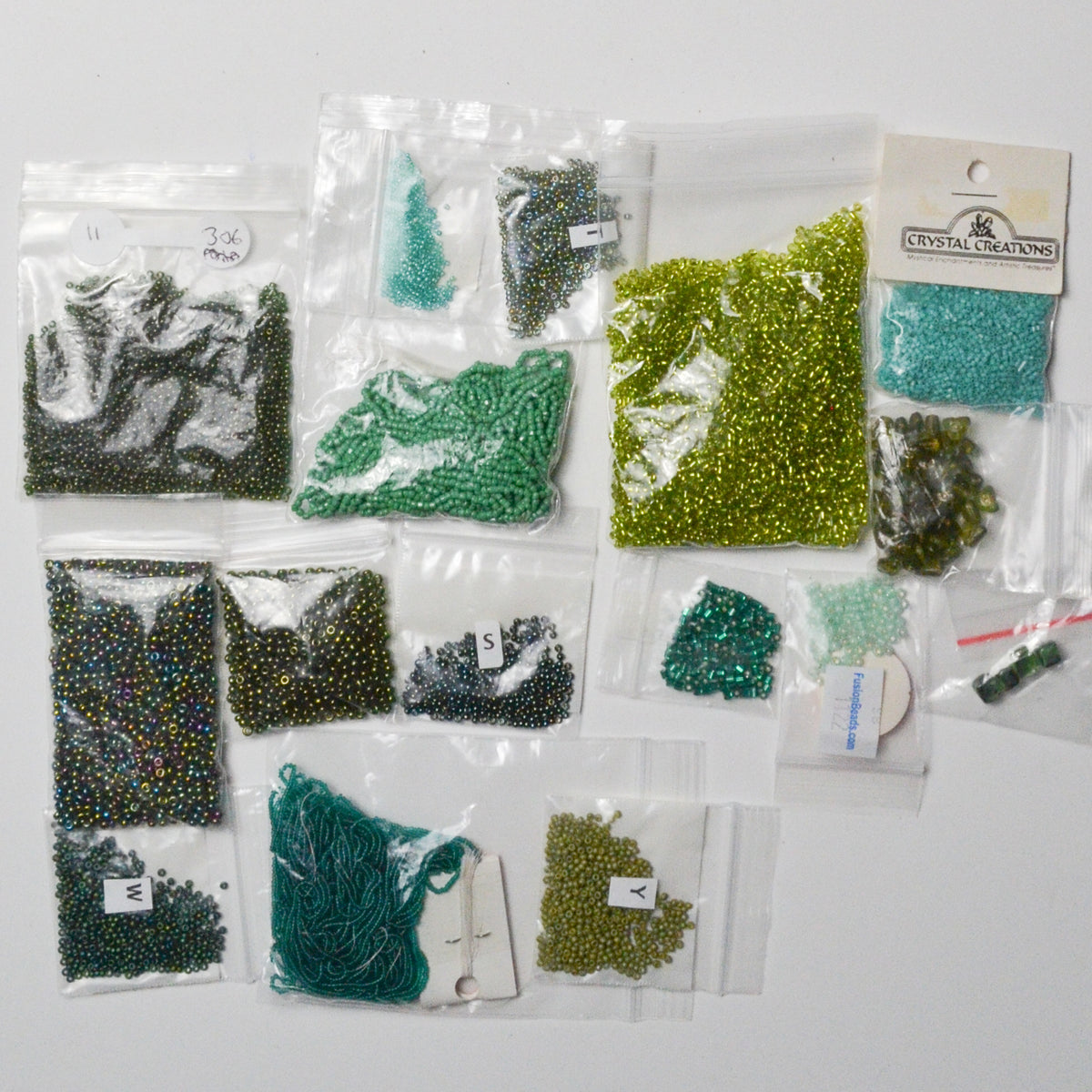 Green Bead Bundle Make & Mend