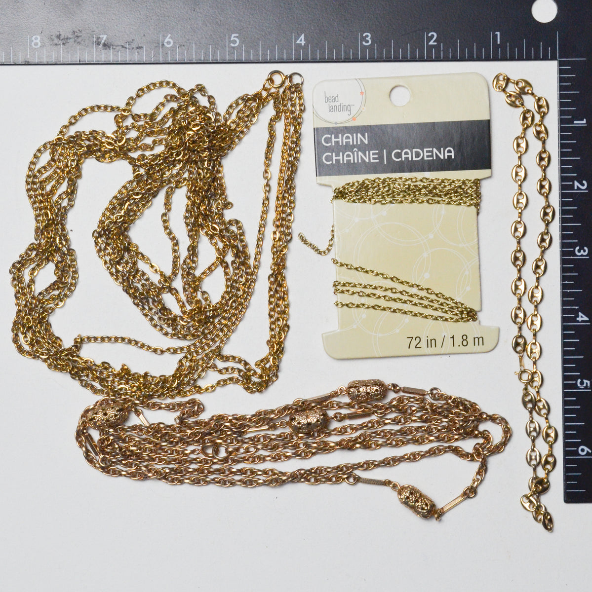 Gold Tone Chains Make & Mend