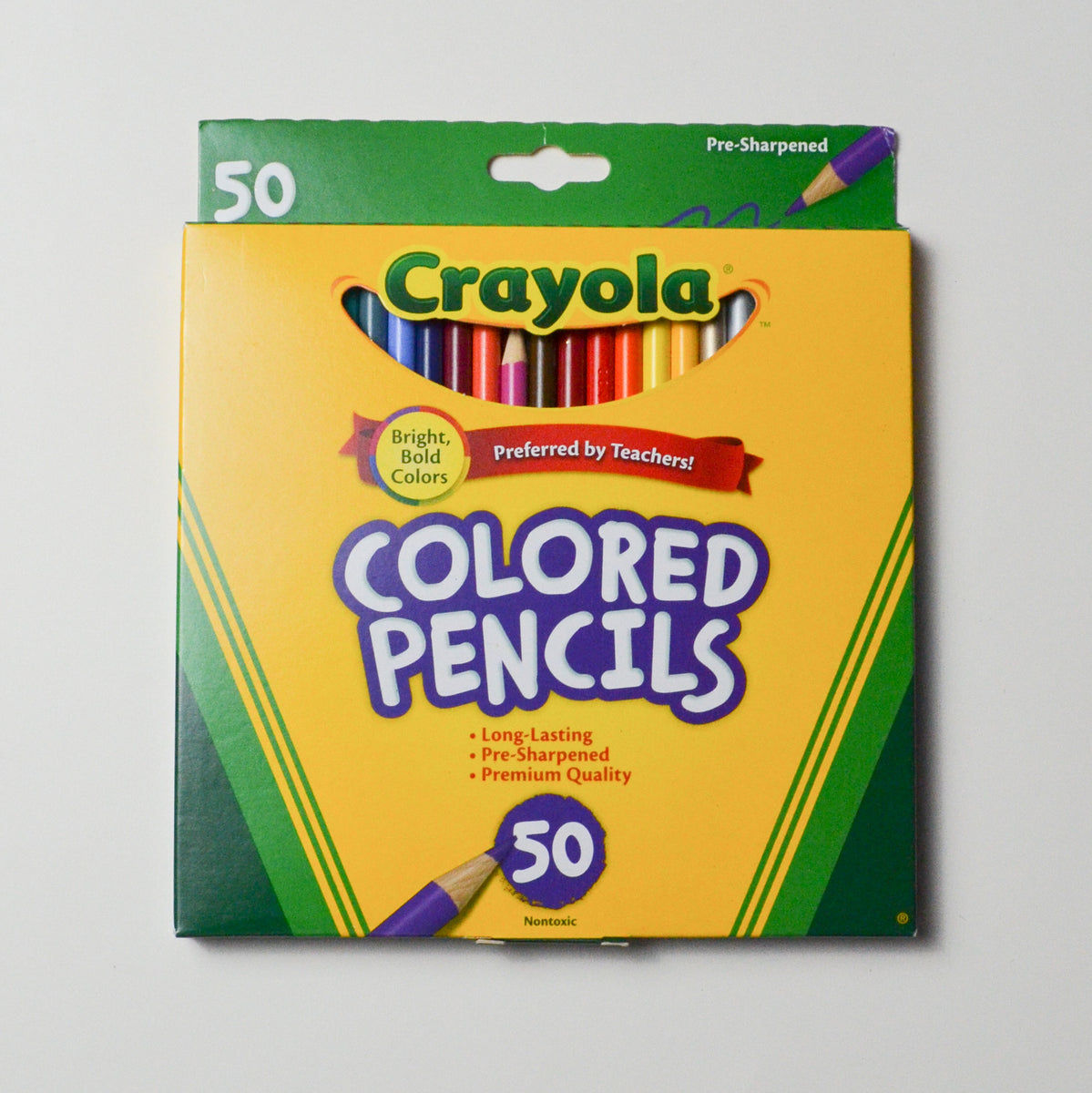 Crayola Colored Pencils, Pre-Sharpened - 50 pencils