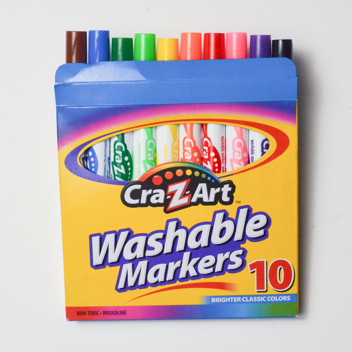 CraZArt Washable Markers Set of 10 Make & Mend