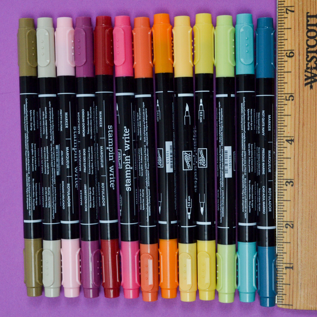 Stampin' Up Stampin' Write Double-Sided Pens - Set of 13 – Make & Mend