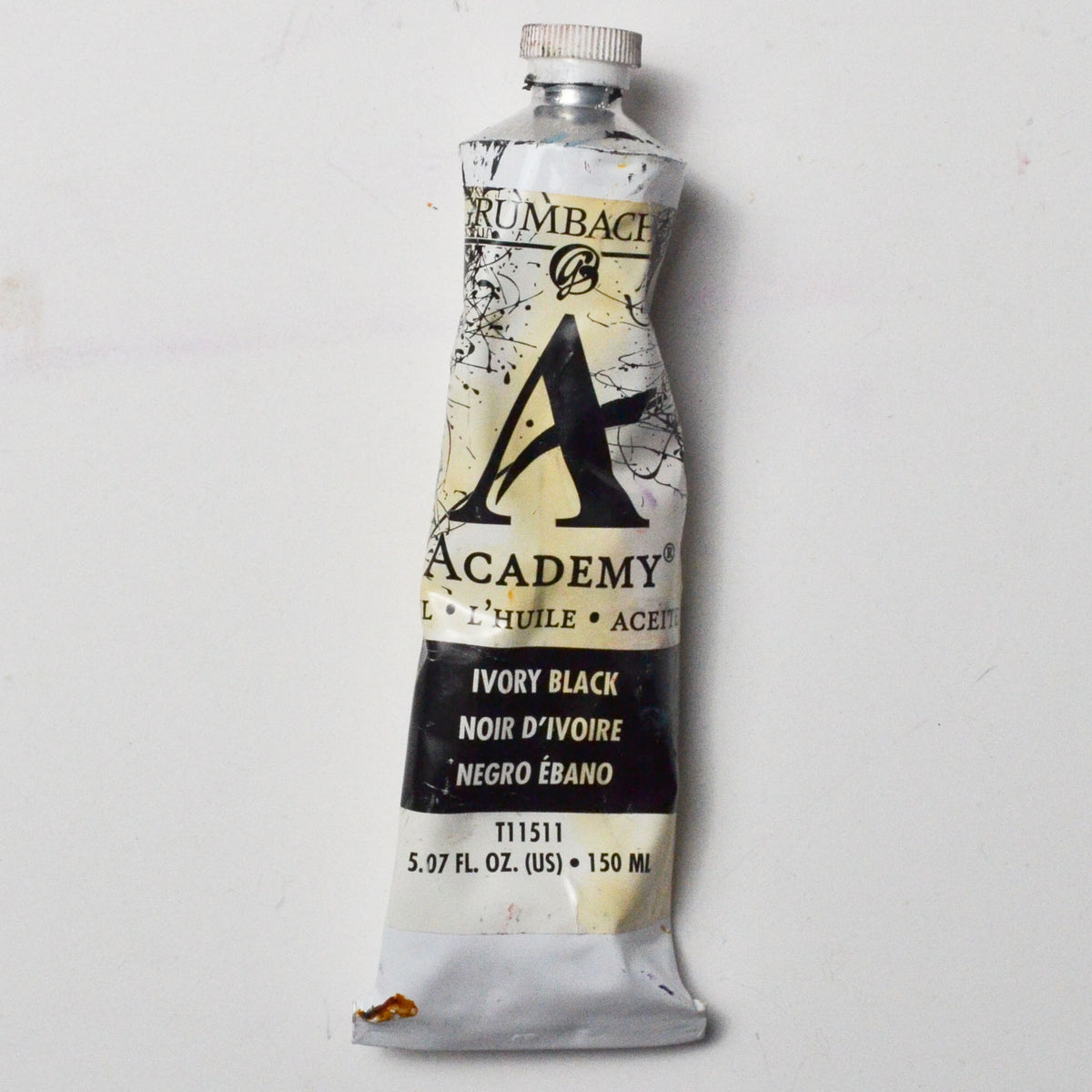 Ivory Black Grumbacher Academy Oil Paint 1 50ml Tube Make & Mend