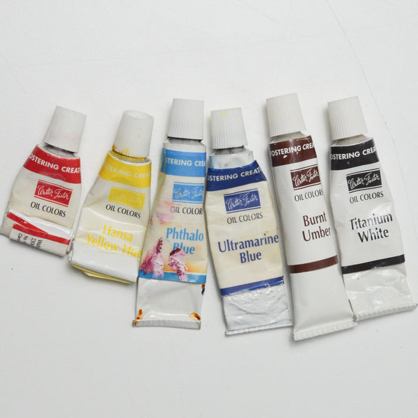Walter Foster Oil Paint - 6 Tubes