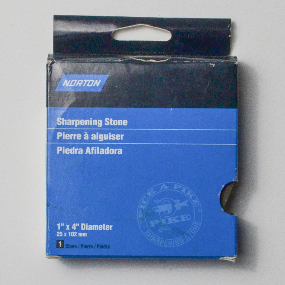 Norton Sharpening Stone 1" x 4" Diameter Make & Mend