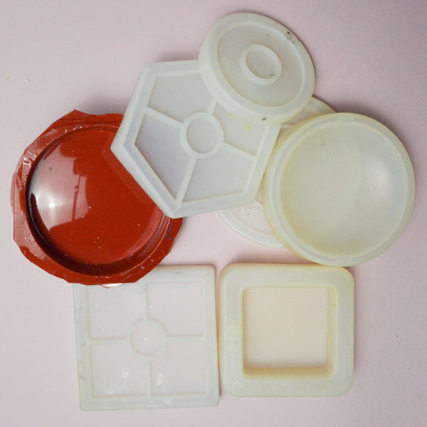 Round + Square Silicone Molds - Set of 7