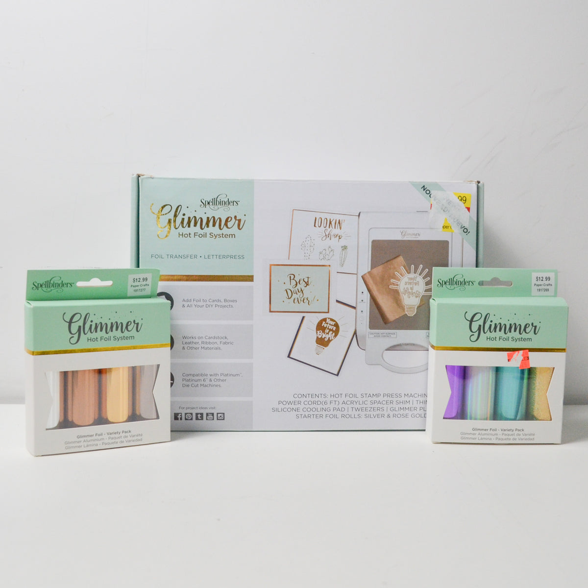 Spellbinders Glimmer Hot Foil System セット NEW & IMPROVED GLIMMER HOT FOIL SYSTEM – Pinkfresh Studio