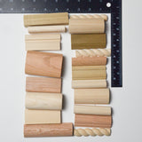 Wooden Moulding Samples - Set of 18