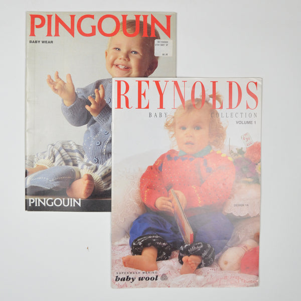 Reynolds + Pingouin Baby Knitting Magazines - Set of 2