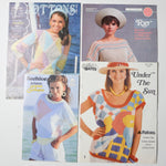 Women's Top Knitting Pattern Booklets - Set of 4