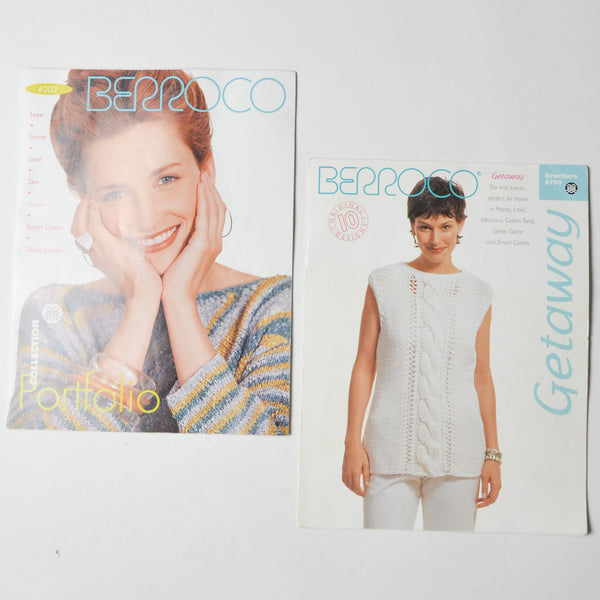 Berroco Knitting Pattern Booklets - Set of 2
