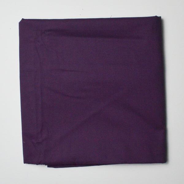 Plum Quilting Weight Woven Fabric - 25" x 120"