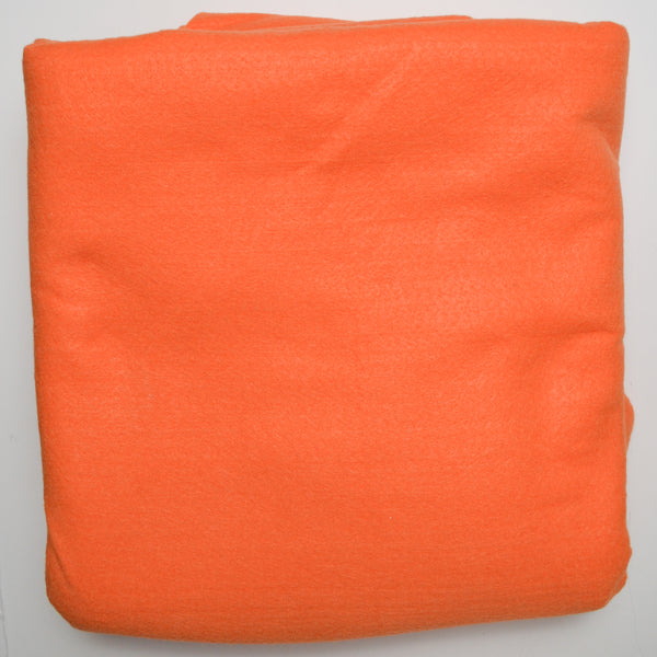 Orange Felt Fabric - 72" x 72"