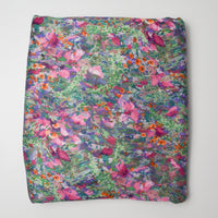 Floral Digital Print Knit Fabric - 64" x 92"
