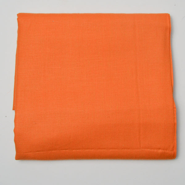 Orange + Yellow Tiny Stripes Soft Lightweight Woven Fabric - 44" x 64"