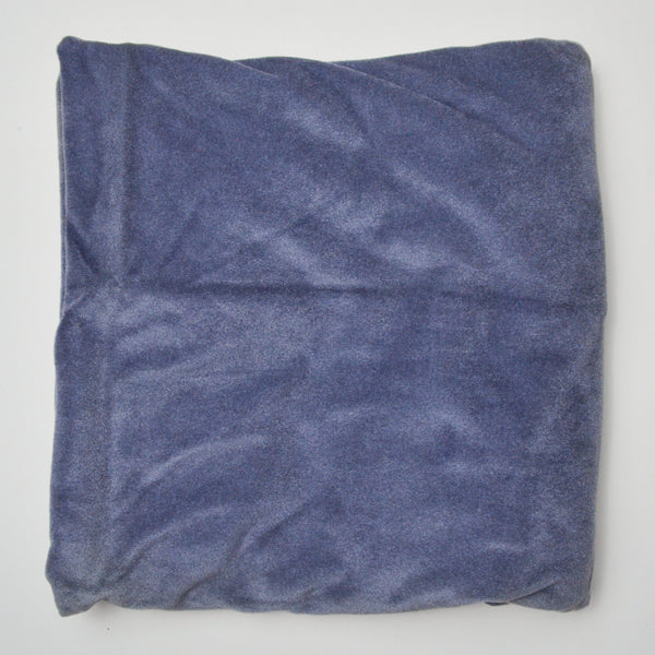 Slate Blue Velvety Fabric - 52" x 74" (Sunbleached)