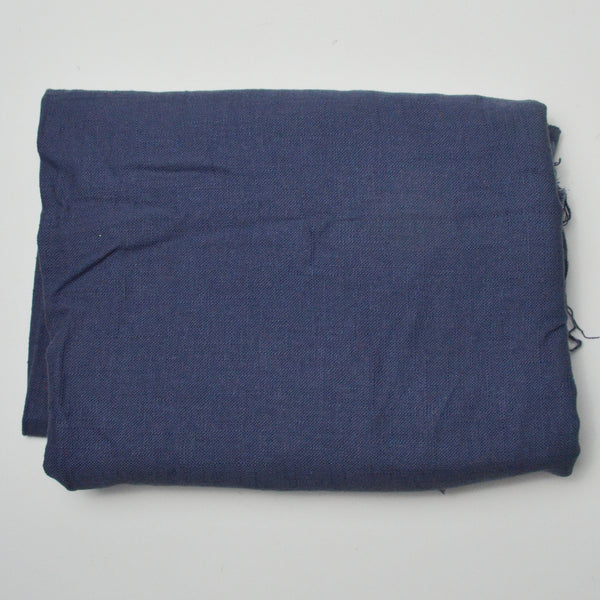 Dark Slate Blue Linen-Like Woven Fabric - 54" x 60"