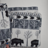 Bear Thick Fleece Fabric - 52" x 70"