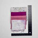 Gray + Pink Woven Fabric Bundle