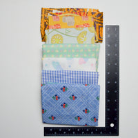 Colorful Patterned Quilting Weight Woven Fabric Bundle