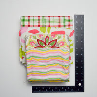 Colorful Patterned Flannel + Canvas Woven Fabric Bundle