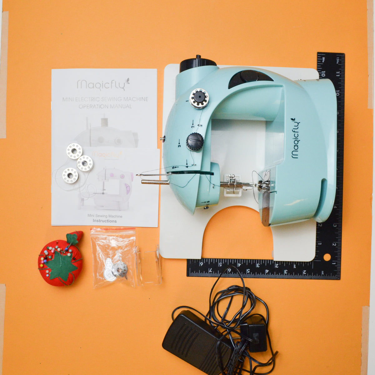 Magicfly Mini Sewing Machine + Accessories Tested, Works! Make & Mend