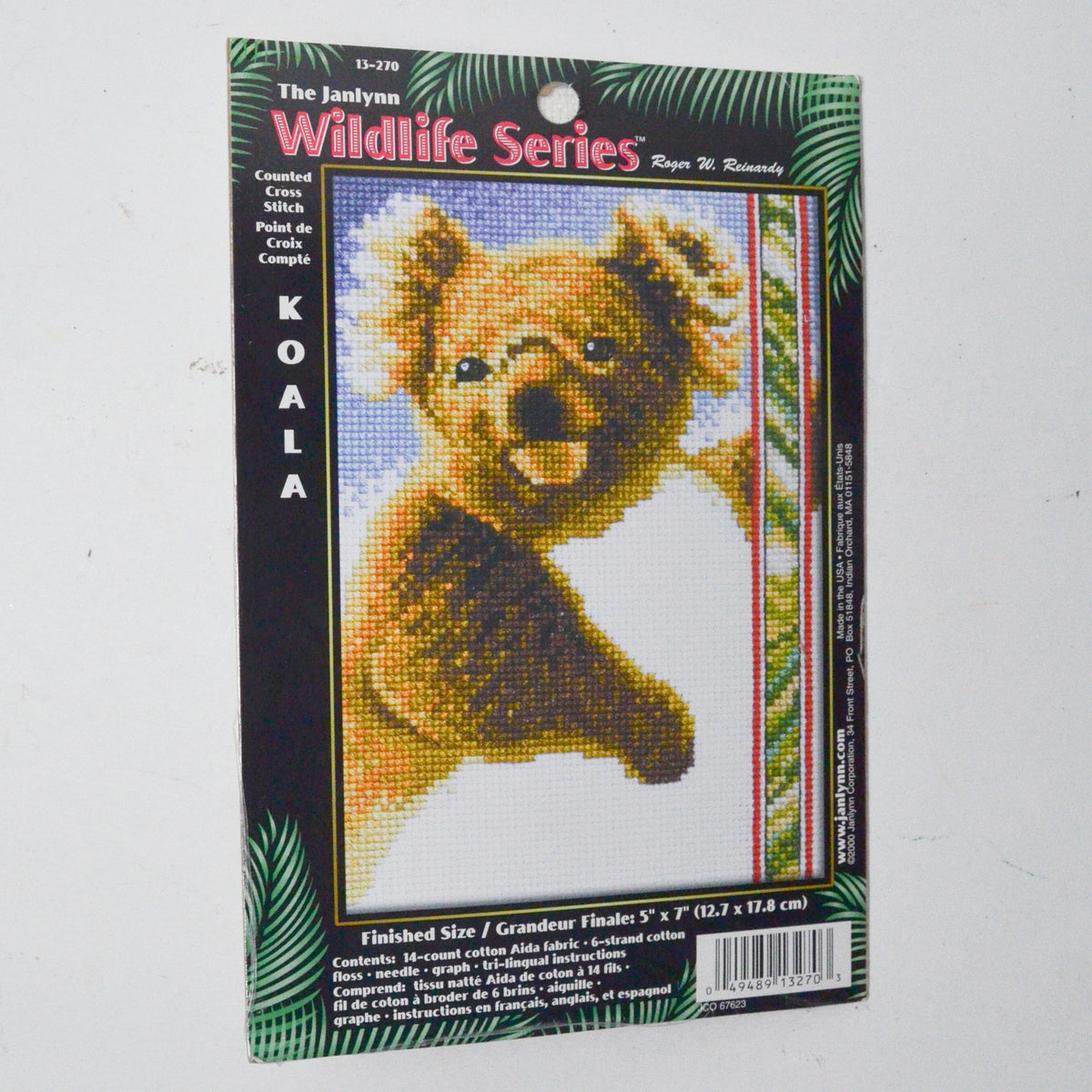 The Janlynn Wildlife Series Koala Cross Stitch Kit – Make & Mend