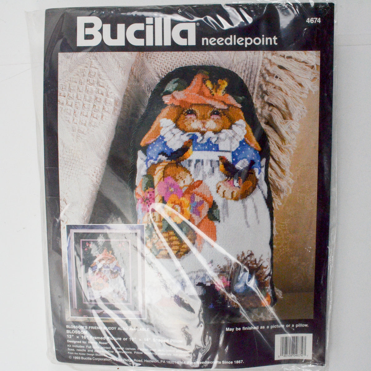 Bucilla Blossom Rabbit Doll Needlepoint Kit – Make & Mend