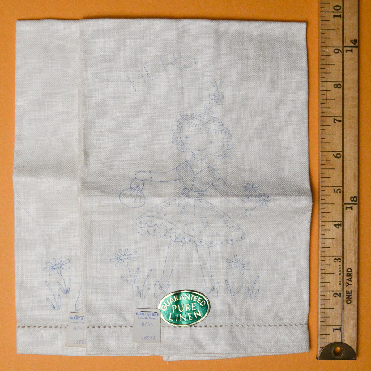 His + Hers Linens, Stamped to Embroider Set of 2 Make & Mend