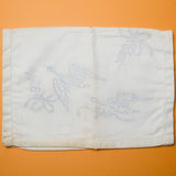 Birds, Florals + Bows Print Table Runner, Stamped to Embroider - 14.5" x 40"