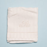 "R" Embroidered Linen