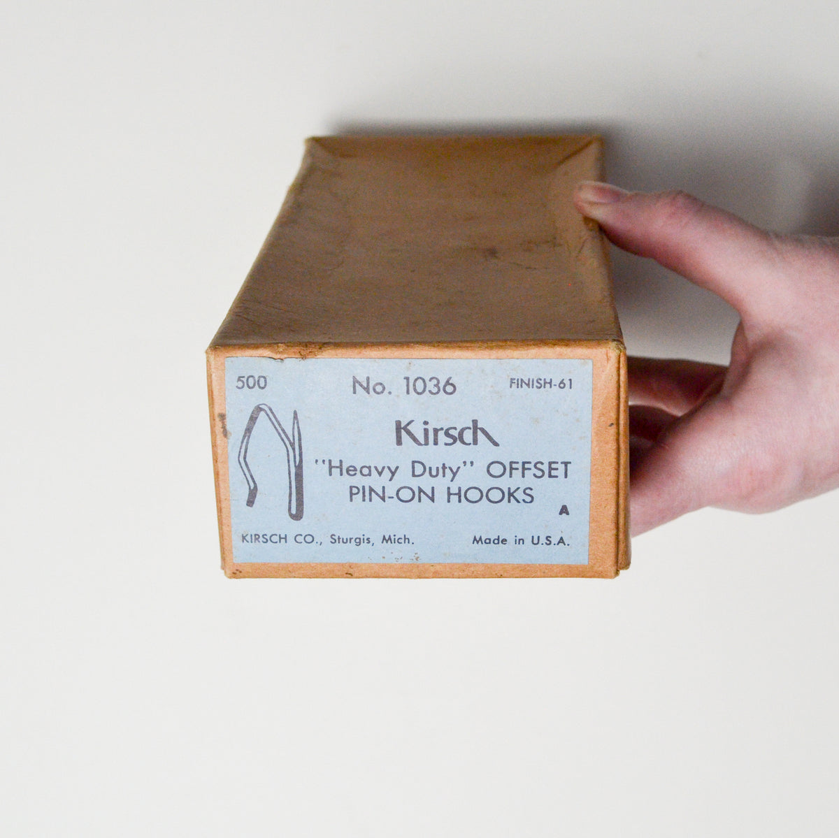 Kirsch Heavy Duty Offset Pin-On Hooks – Make & Mend
