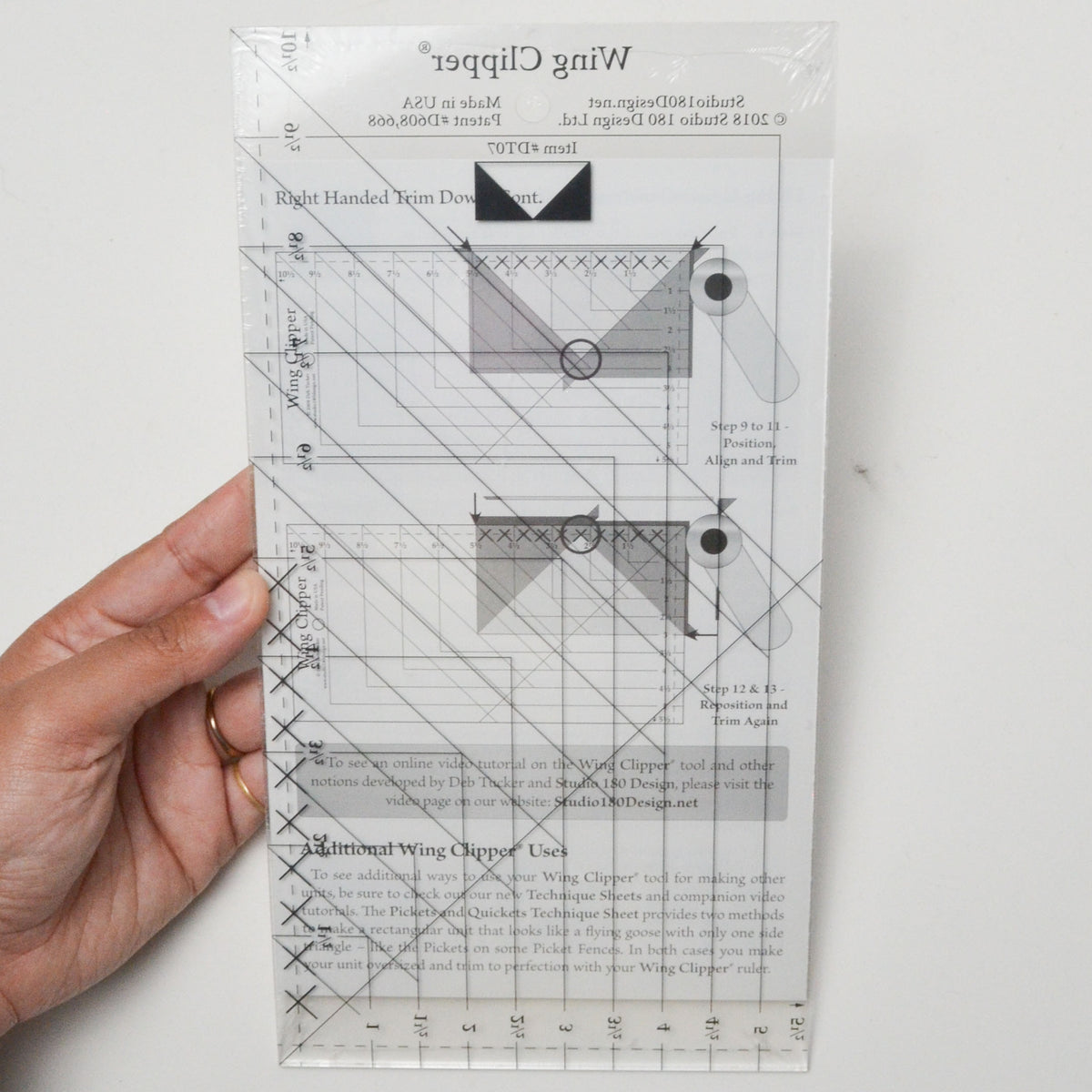 Deb Tucker's Wing Clipper Ruler Make & Mend