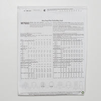 McCall's M7693 Jacket + Vest Sewing Pattern Size OSZ (6-22)