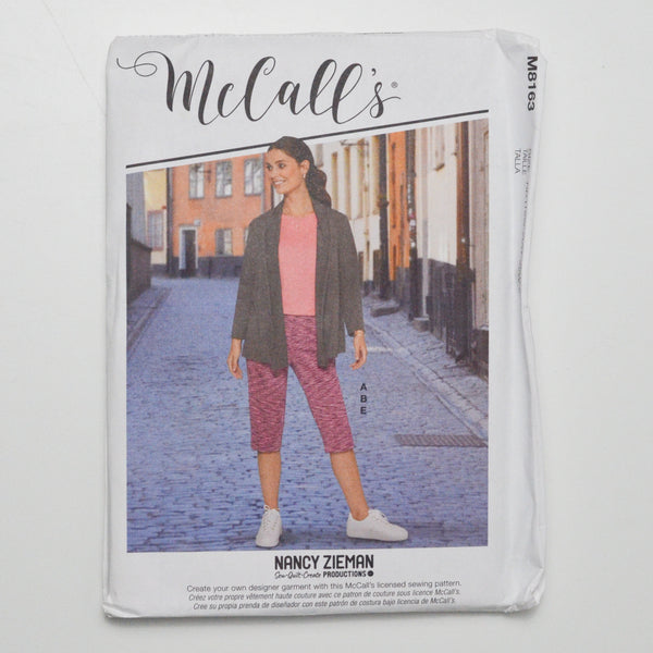 McCall's M8163 Jacket, Tops, Skirt + Pants Sewing Pattern