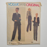 Vogue 1985 Paris Original Christian Dior Suit Sewing Pattern