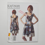 Vogue V1353 Kay Unger New York Dress Sewing Pattern Size F5 (16-24)
