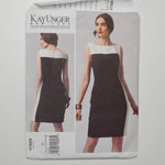 Vogue V1329 Kay Unger New York Dress Sewing Pattern Size F5 (16-24)