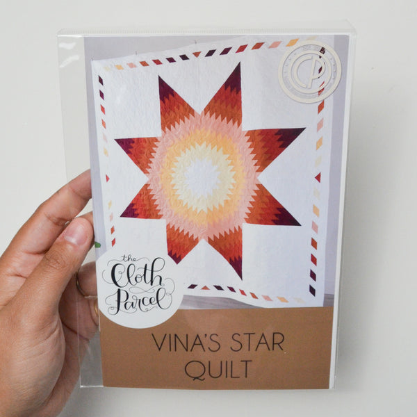 The Cloth Parcel Vina's Star Quilt Quilt Pattern