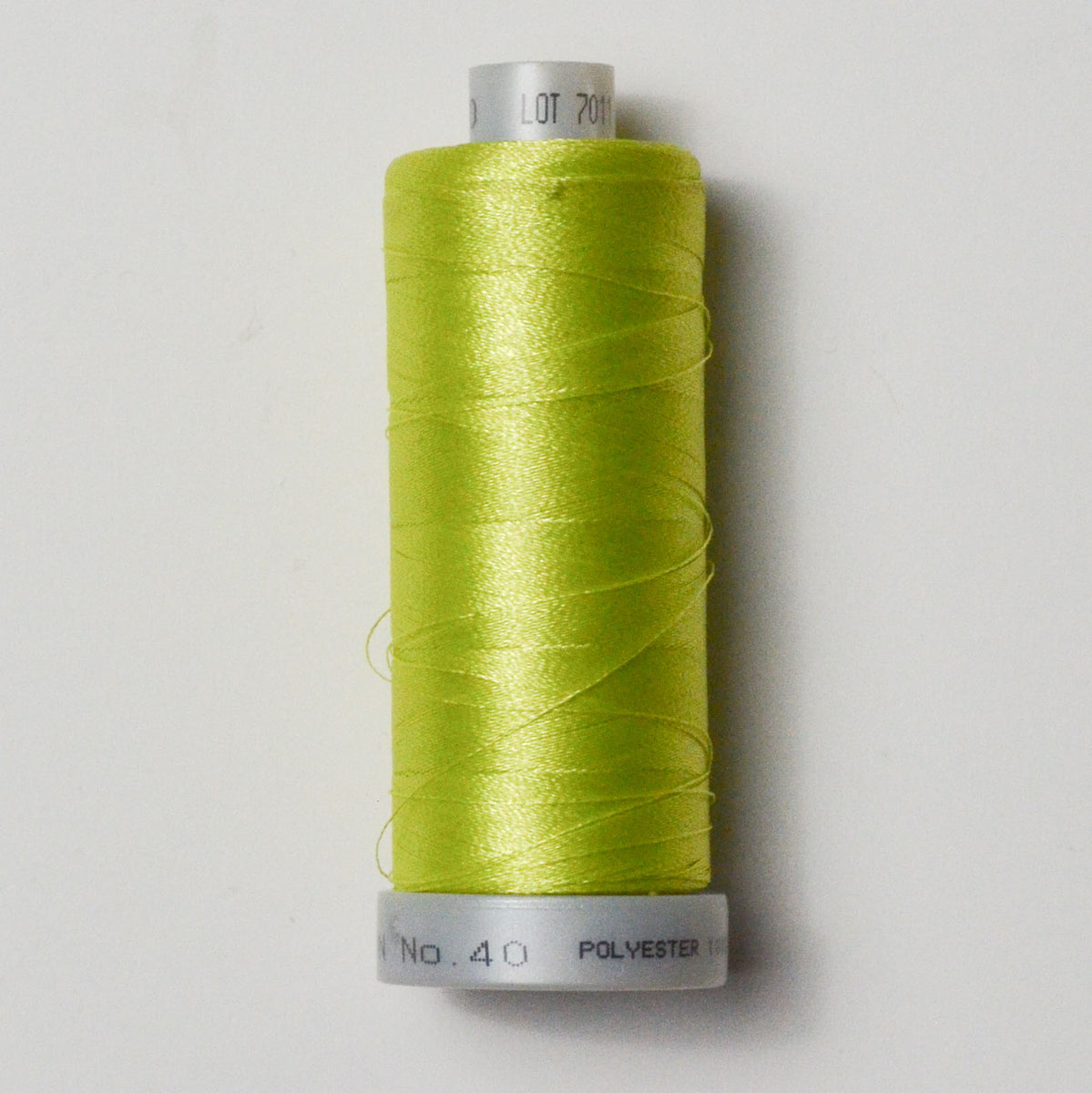 Madeira #40 PolyNeon Polyester Embroidery Thread, #1950 Neon Green, 5500 yd