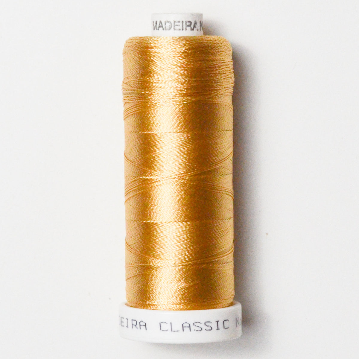 910-1224 5,500 yard cone of #40 weight Lemonade Yellow Rayon machine  embroidery thread.