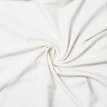White Stretchy Woven Fabric, 56" Wide - By The Yard
