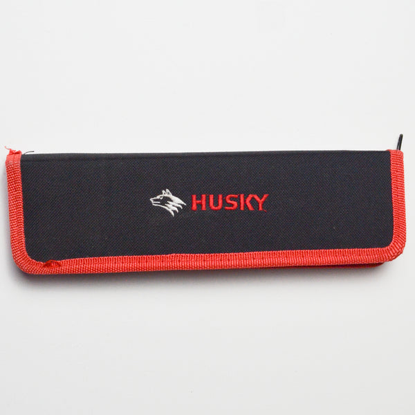 Red + Black Husky Branded Tool Case with Velcro Straps