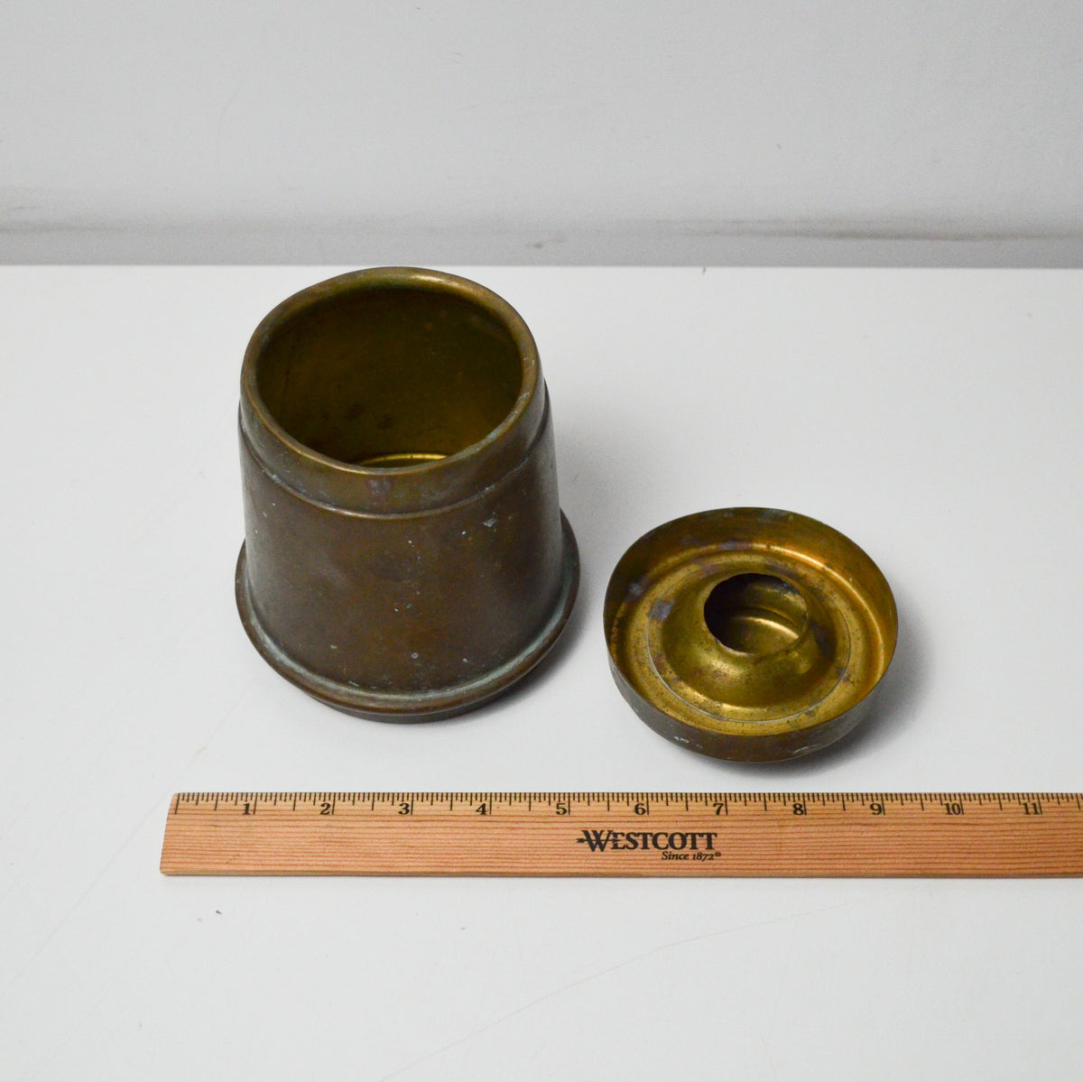 Antique Brass Canister – Make & Mend