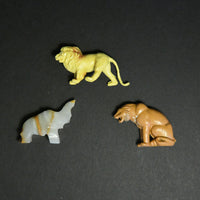 Mini Jungle Animal Figurines - Set of 3