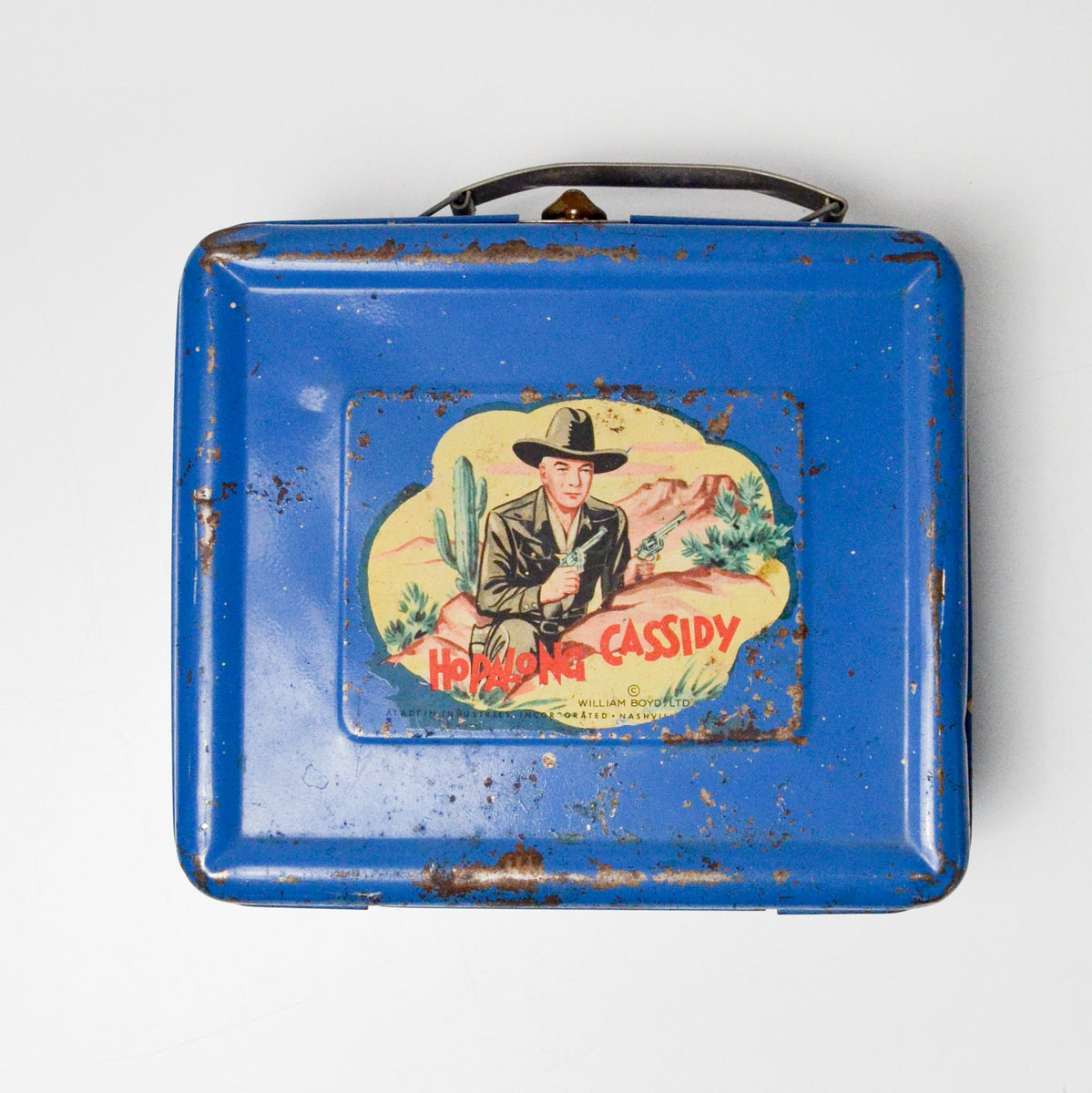 Hopalong Cassidy Aladdin Industries Metal Lunch Box – Make & Mend