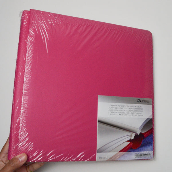Hot Pink Creative Memories Flex-Hinge Album - 12x12"