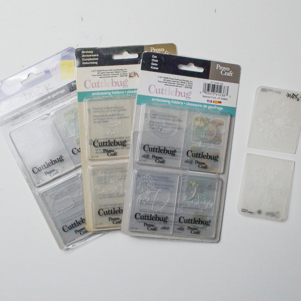 Cuttlebug Miniature Embossing Folder Bundle Make & Mend