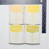 Stampin Up! Yellow + Green Classic Stampin' Pads - 4 Pads