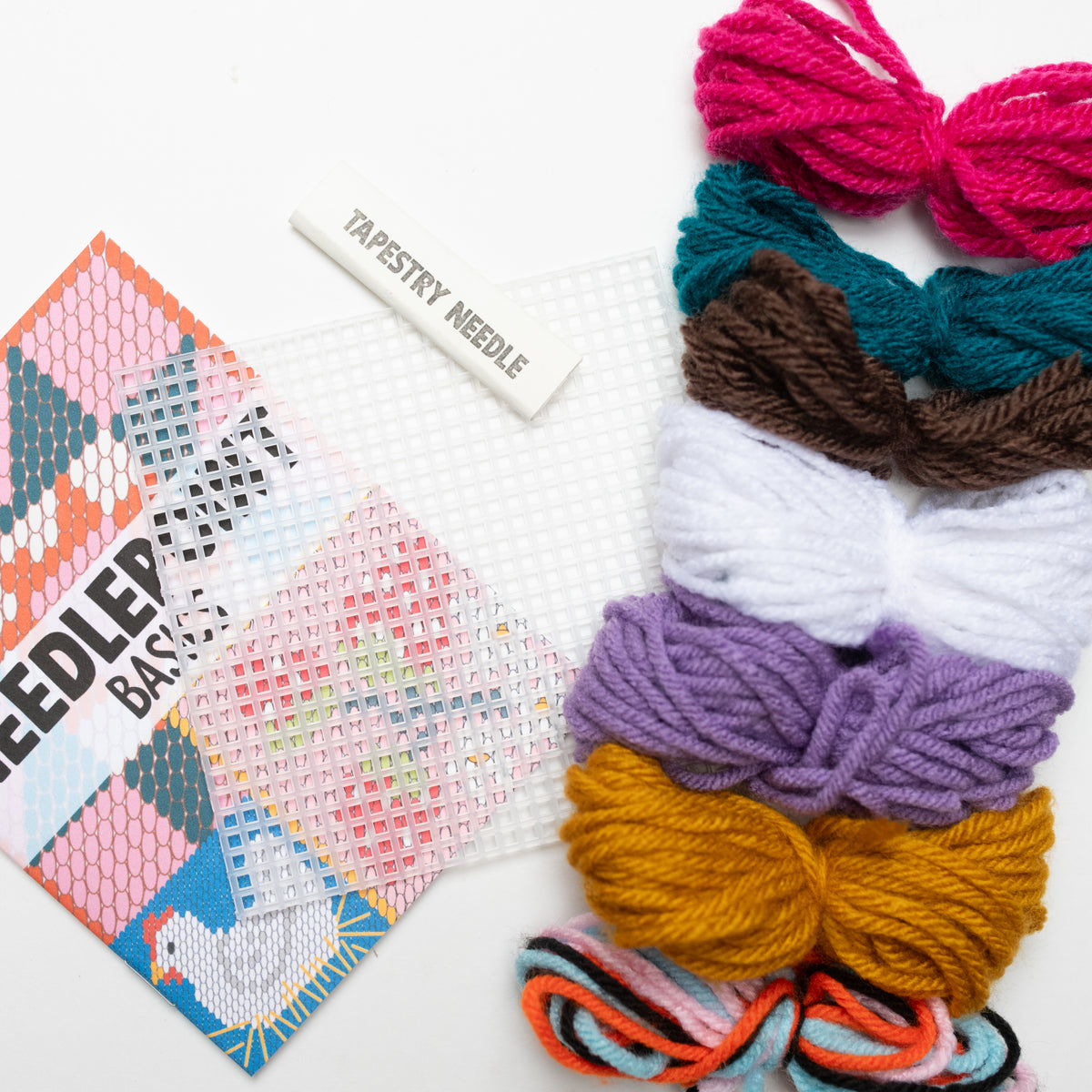 White Cat Needlepoint Starter Kit Make & Mend