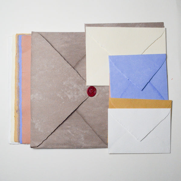 Handmade Paper Envelopes + Paper Set Default Title